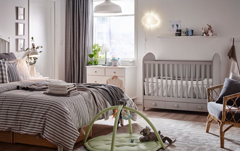thiết kế phòng ngủ chung cho bố mẹ và con